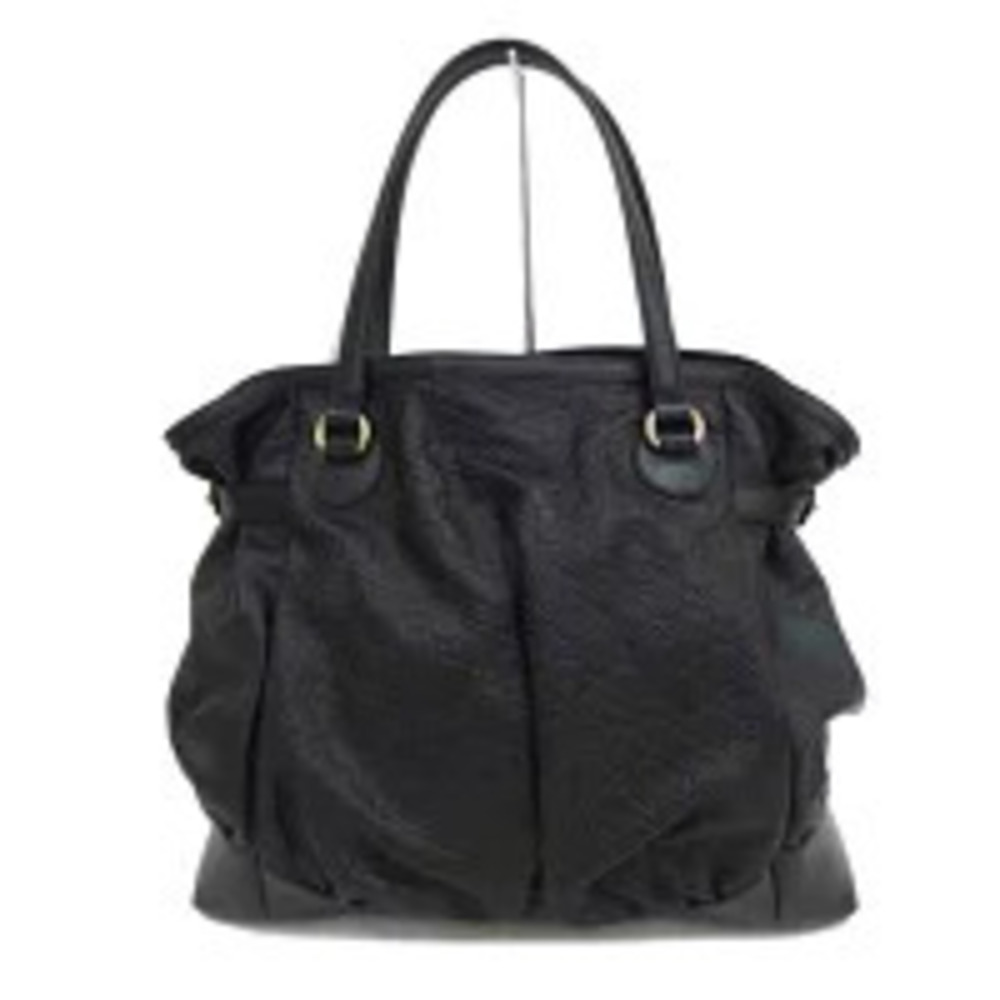 Gucci Black GG Canvas Full Moon Tote Bag gathered bottom